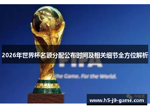2026年世界杯名额分配公布时间及相关细节全方位解析