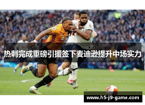 热刺完成重磅引援签下麦迪逊提升中场实力